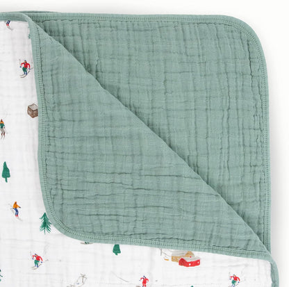 Little Unicorn Original Premium Cotton Quilt | Multi-Layered & Extra-Soft Muslin Fabric |for Babies