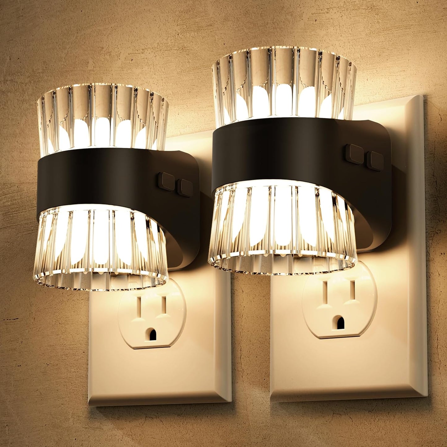 Night Light, Night Lights Plug into Wall, LED Clear Night Light for Kids, Adjustable Brightness