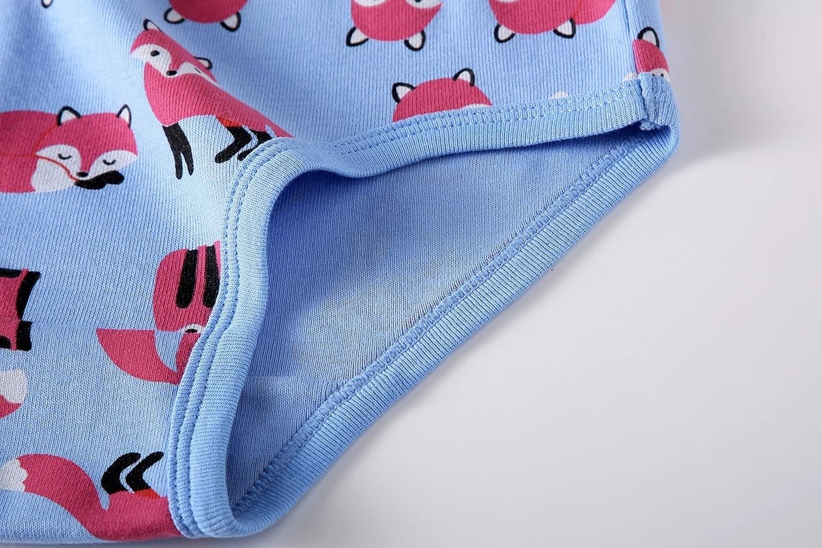 Family Feeling Little Girl Underwear Toddler Panties Big Kids Undies Soft 100% Cotton