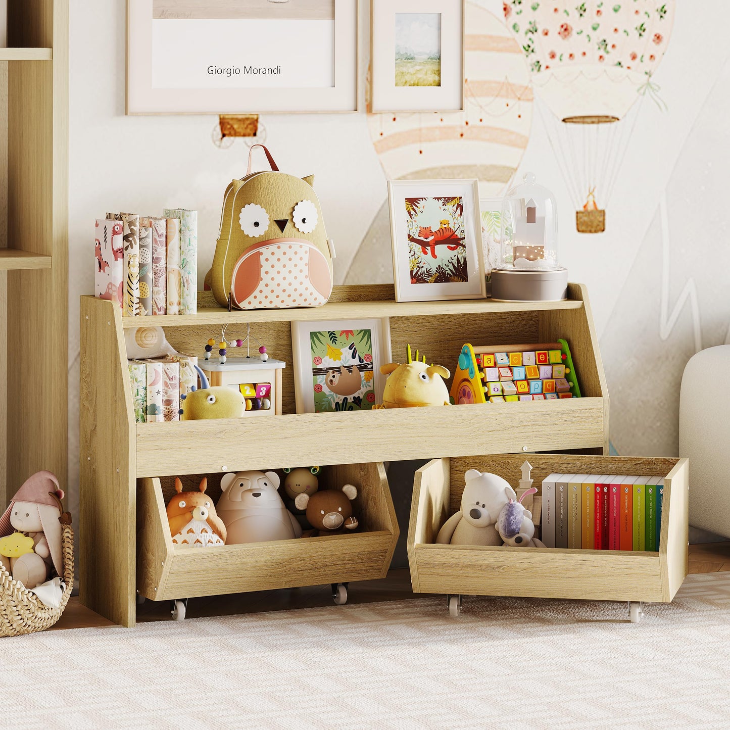 Kids Toy Storage Organizer, Kids Toy Organizer, Playroom Organization