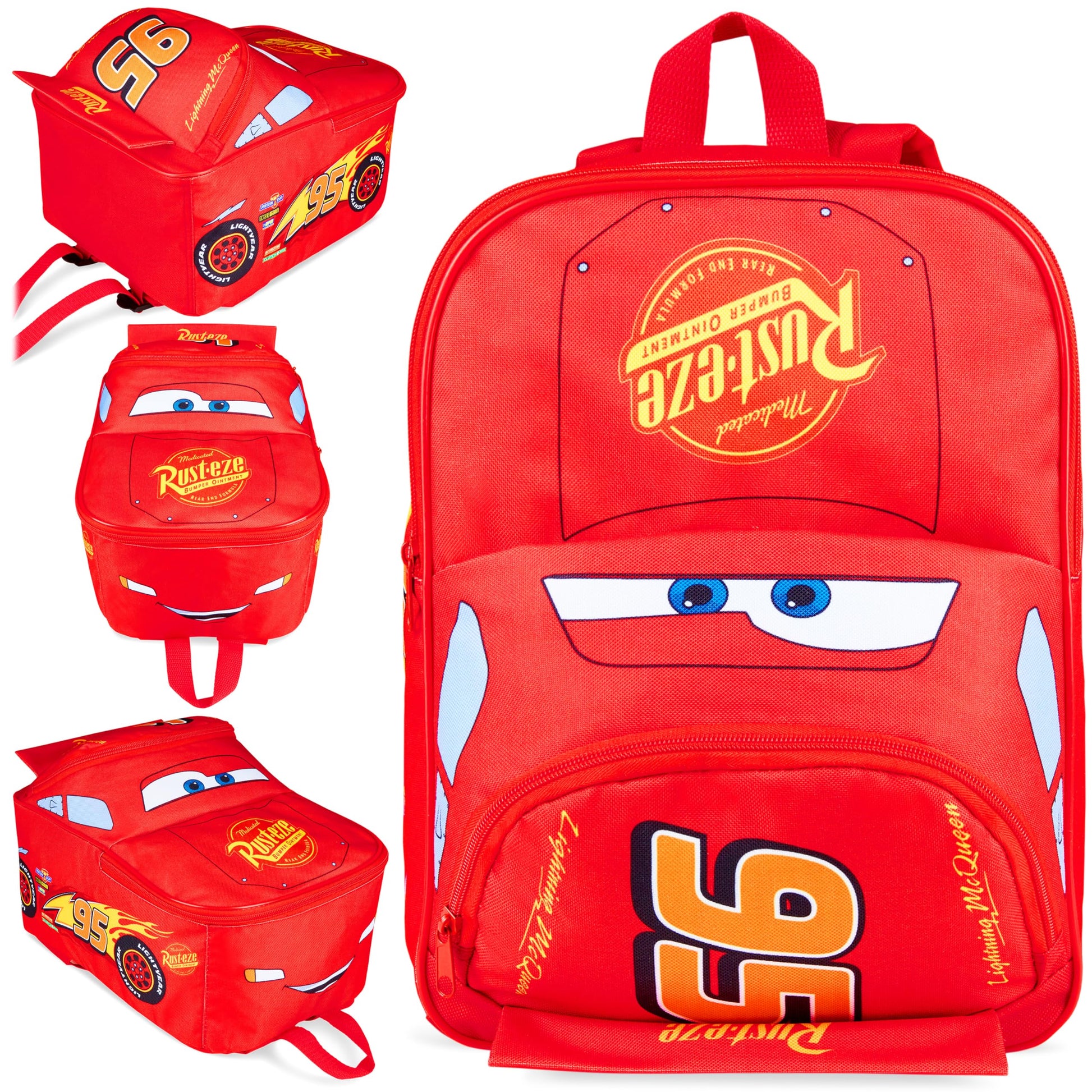 Disney Cars Backpack for Kids Lightning McQueen Mini Backpack Girls Boys School Supplies Preschool