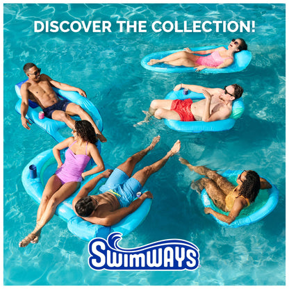 SwimWays Baby Spring Float, Baby Pool Float with Canopy, Swim Training PFD, Swimming Pool