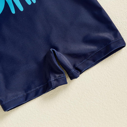 Hnyenmcko Baby/Toddler Boy Rash Guard Swimsuit Long Sleeve One Piece Zipper Swimwear Sunsuit Infant