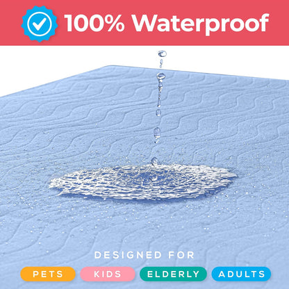 Utopia Bedding Washable Underpads 34" x 36" (Pack of 2), Waterproof Reusable Heavy Absorbency