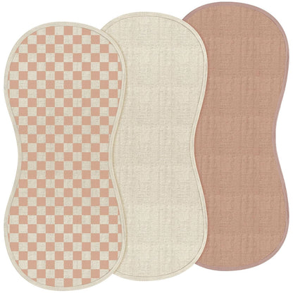 3 Pcs Changing Pad Liners Fits in Peanut Shape Changing Pad Waterproof Diaper Mats Organic Cotton