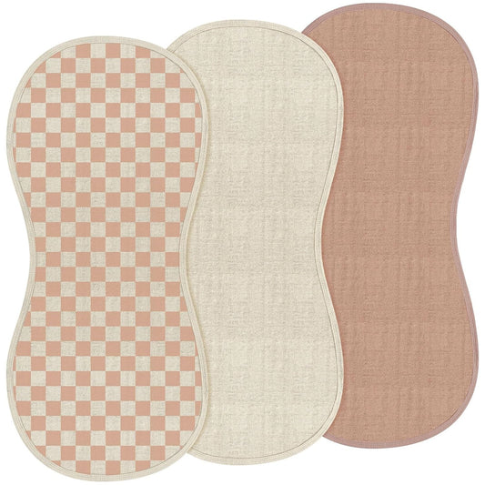 3 Pcs Changing Pad Liners Fits in Peanut Shape Changing Pad Waterproof Diaper Mats Organic Cotton
