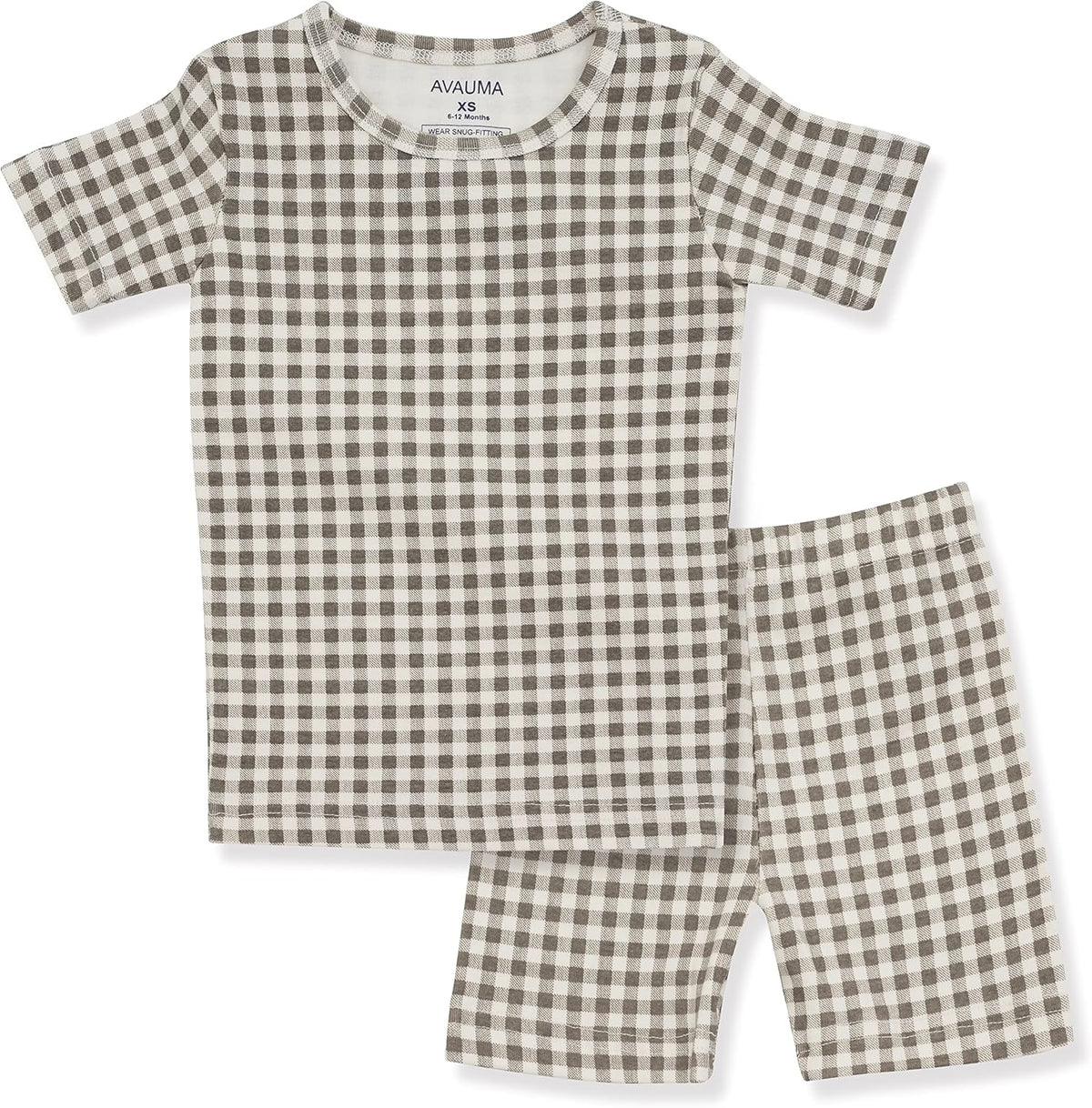 AVAUMA Baby Boys Girls Pajama Set 6M-7T Kids Cute Toddler Snug fit Pattern Design Pjs Cotton