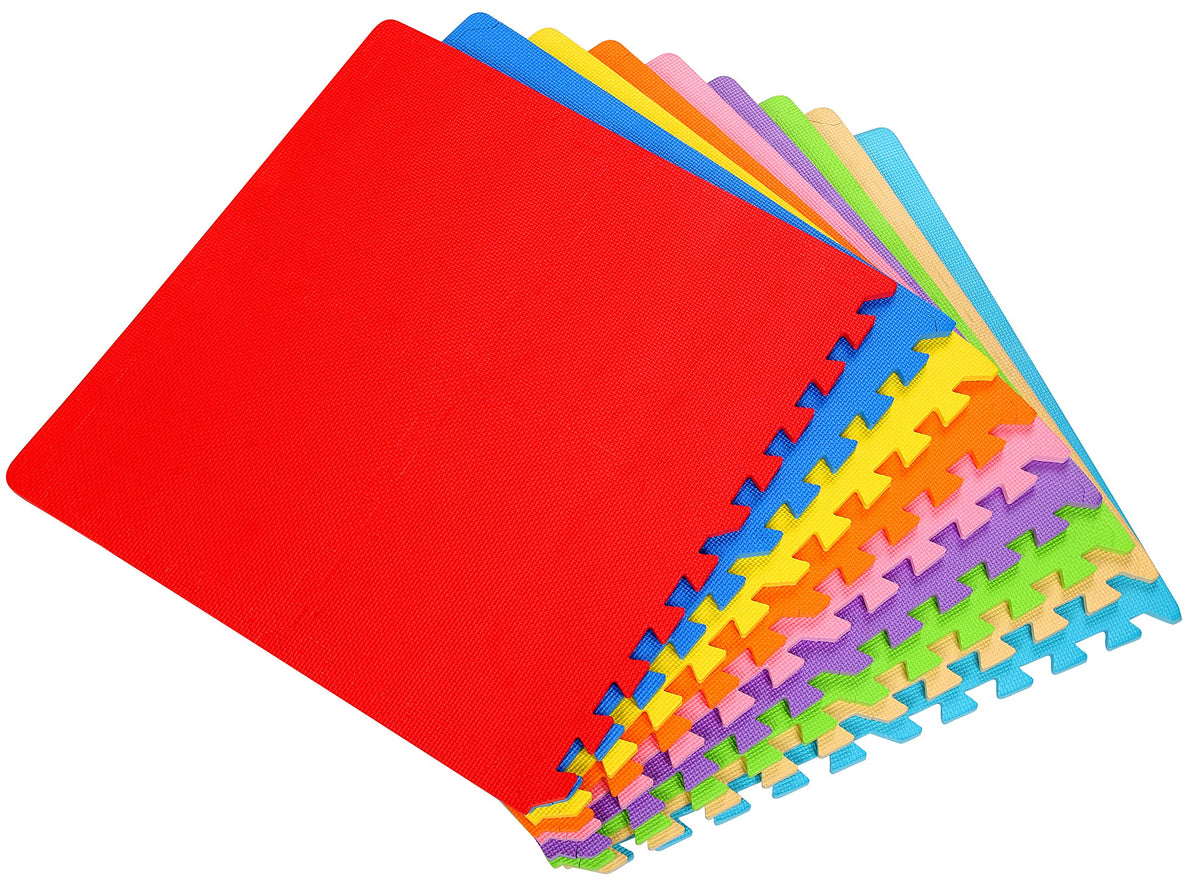 BalanceFrom Baby Play Mat, Soft Foam Floor Tiles for Kids, Cover 36 SQ SF