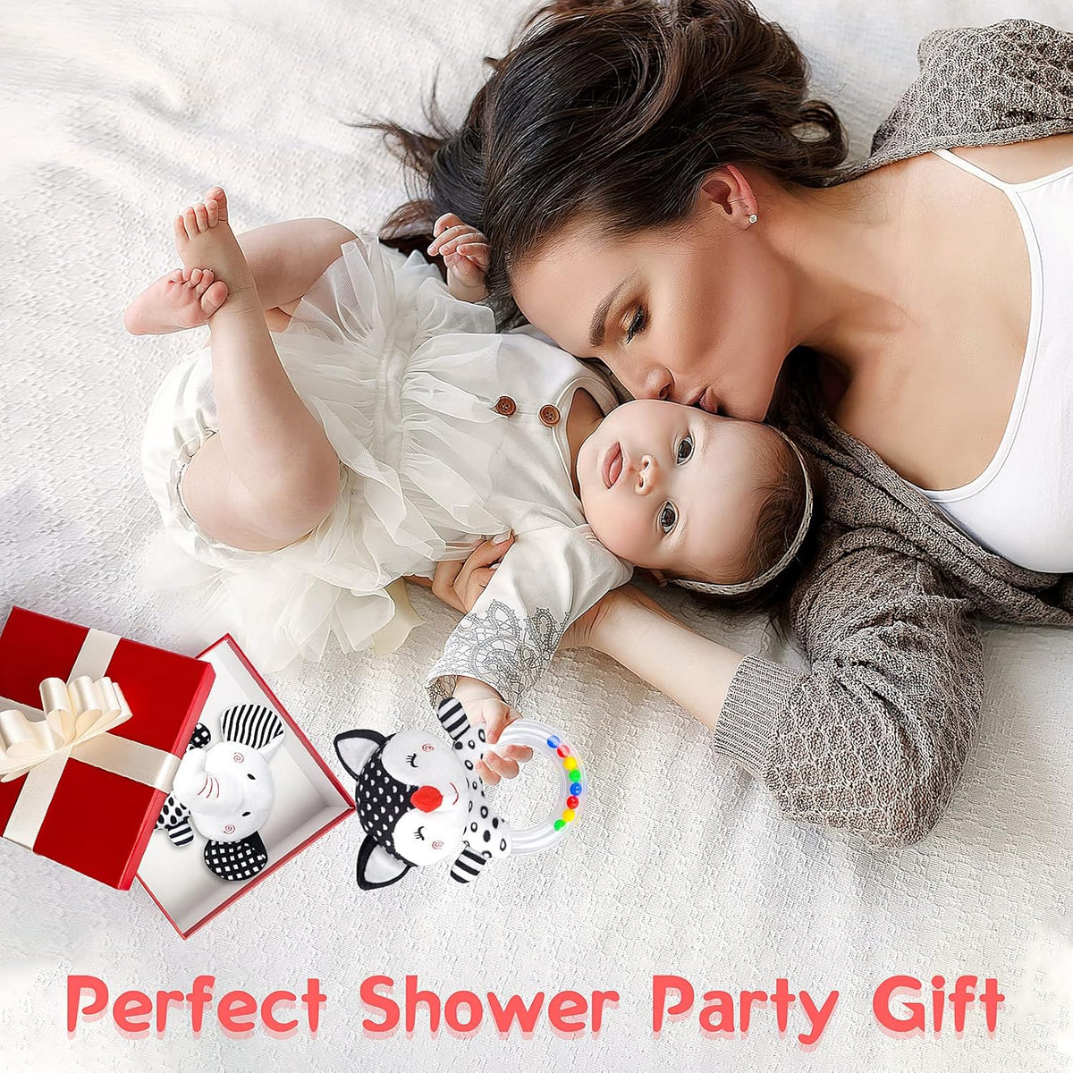 Baby Rattles 0-6 Months Newborn Toys Infant Toys 0-6 Months Rattles for Babies 0-6 Months Baby Toys