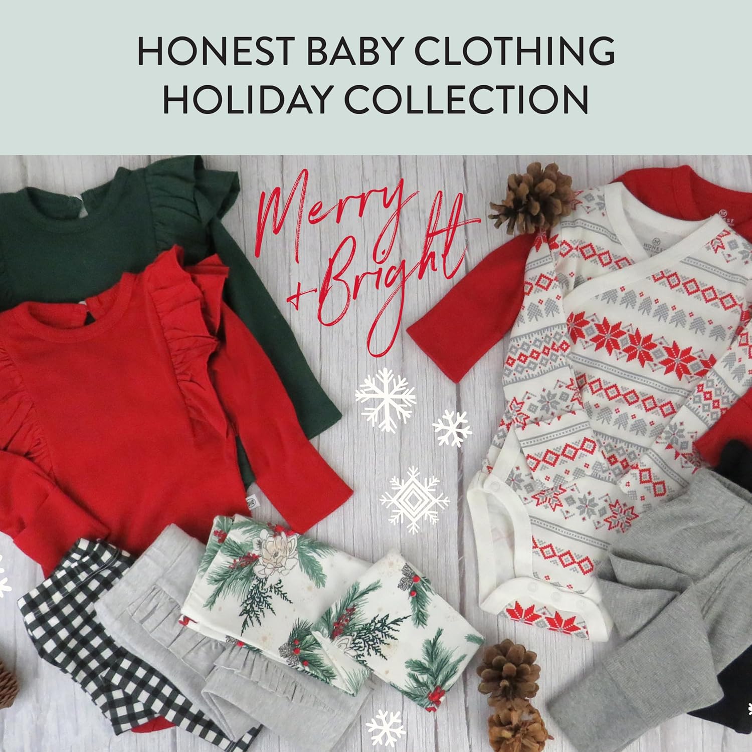 HonestBaby unisex-baby 3-pack Long Sleeve Side-snap Kimono Bodysuits Organic Cotton for Infant Baby