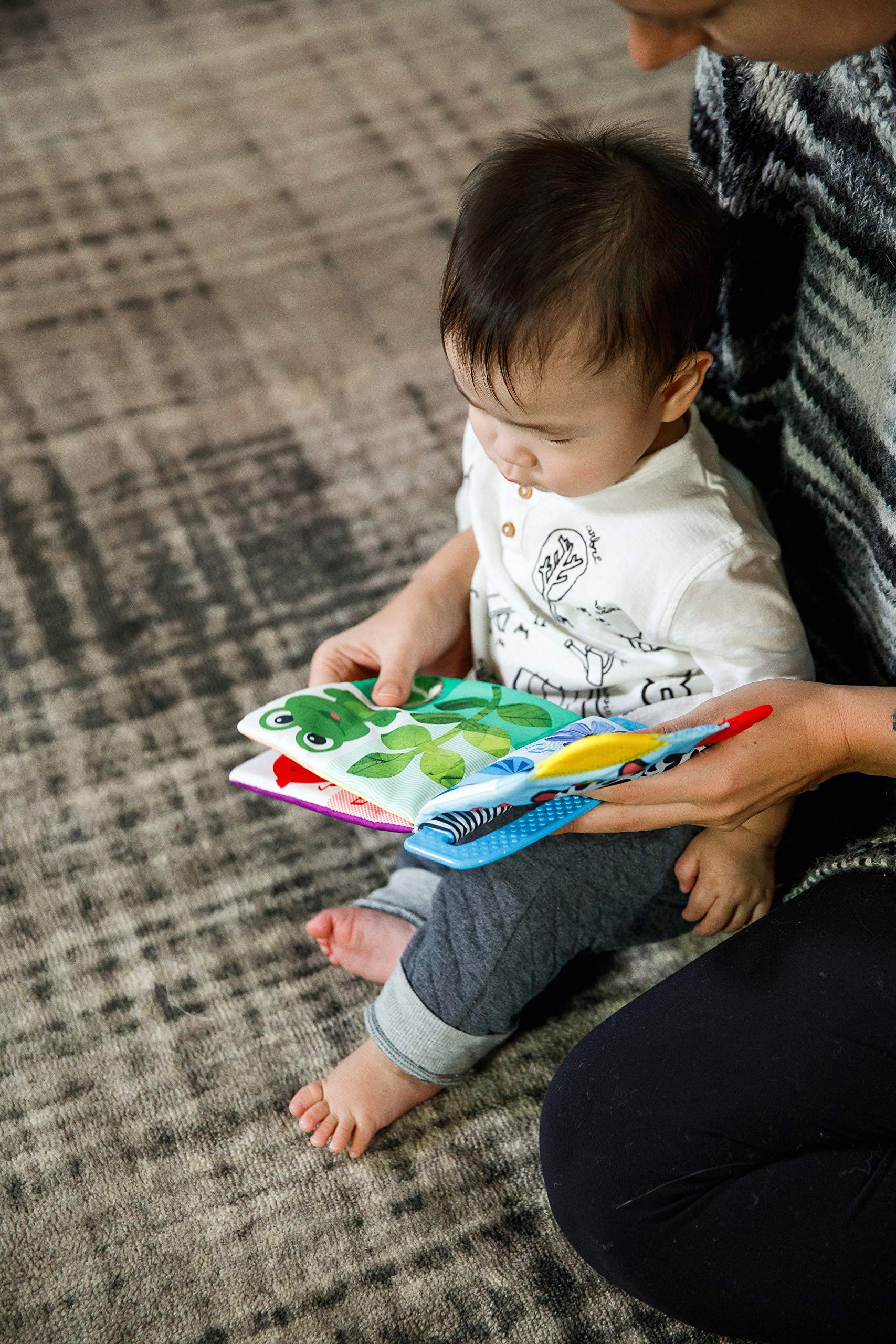 Baby Einstein Curious Explorers Teether Book Take-Along Toy, Ages Newborn +, Multicolored