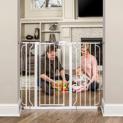 Regalo 36-Inch Extra Tall and 49-Inch-Wide Walk Thru Baby Gate, includes 4-Inch and 12-inch