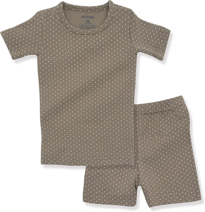 AVAUMA Baby Boys Girls Pajama Set 6M-7T Kids Cute Toddler Snug fit Pattern Design Pjs Cotton