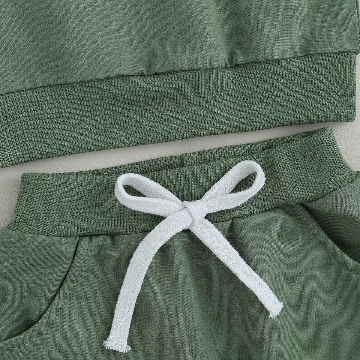 Kupretty Toddler Baby Boy Fall Winter Clothes Color Block Long Sleeve Sweatshirt Pullover Tops +