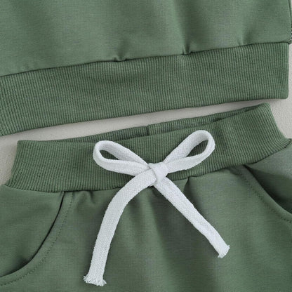 Kupretty Toddler Baby Boy Fall Winter Clothes Color Block Long Sleeve Sweatshirt Pullover Tops +