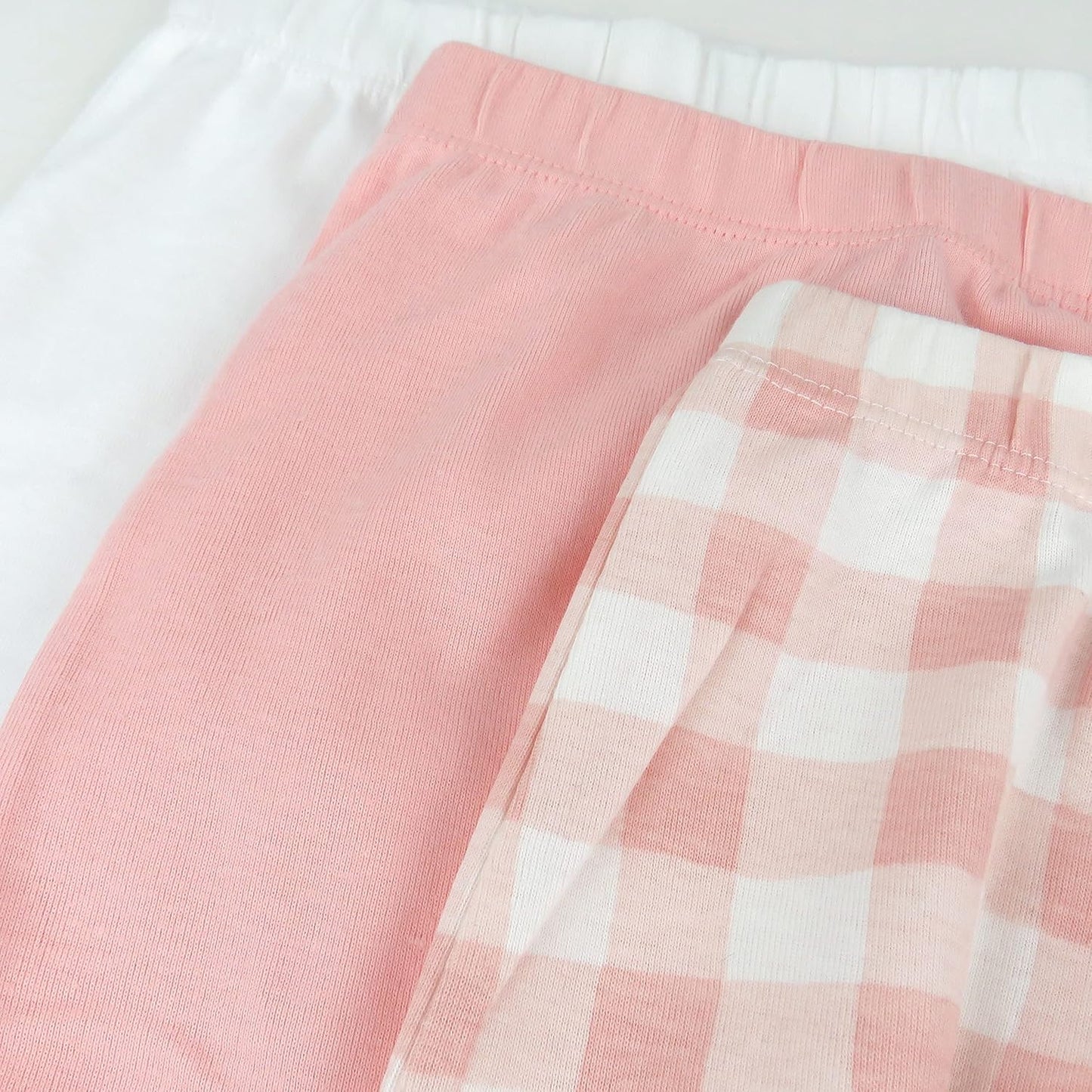HonestBaby 3-pack Footed Pants Roomy Fit Pull on Bottoms 100% Organic Cotton for Infant Baby Boys