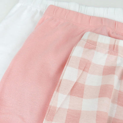 HonestBaby 3-pack Footed Pants Roomy Fit Pull on Bottoms 100% Organic Cotton for Infant Baby Boys