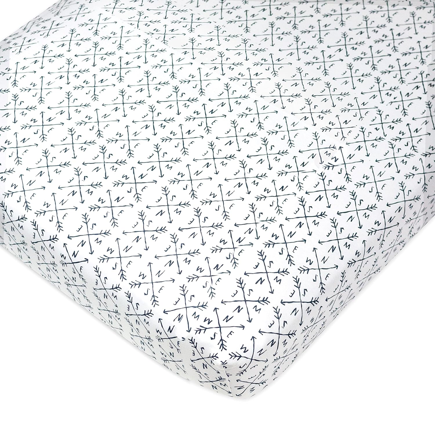 HonestBaby unisex baby Organic Cotton Changing Pad Covers (Set of Two) Winter Accessory Set