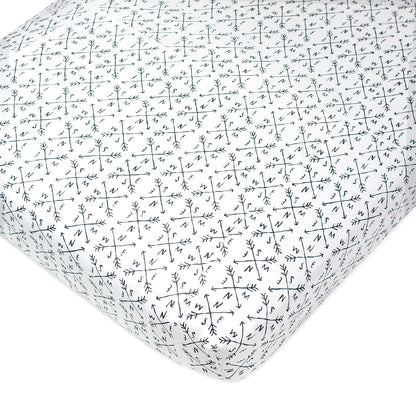 HonestBaby unisex baby Organic Cotton Changing Pad Covers (Set of Two) Winter Accessory Set
