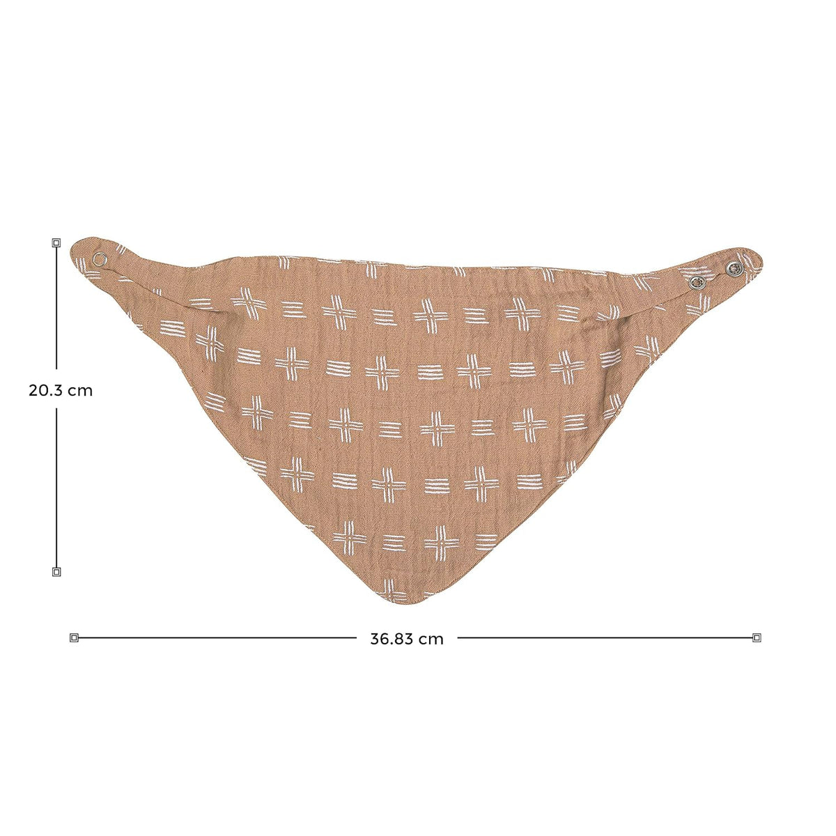 Crane Baby Soft Muslin Bandana Bibs for Boys & Girls, Safari Animal Baby Bibs, Adjustable Absorbent