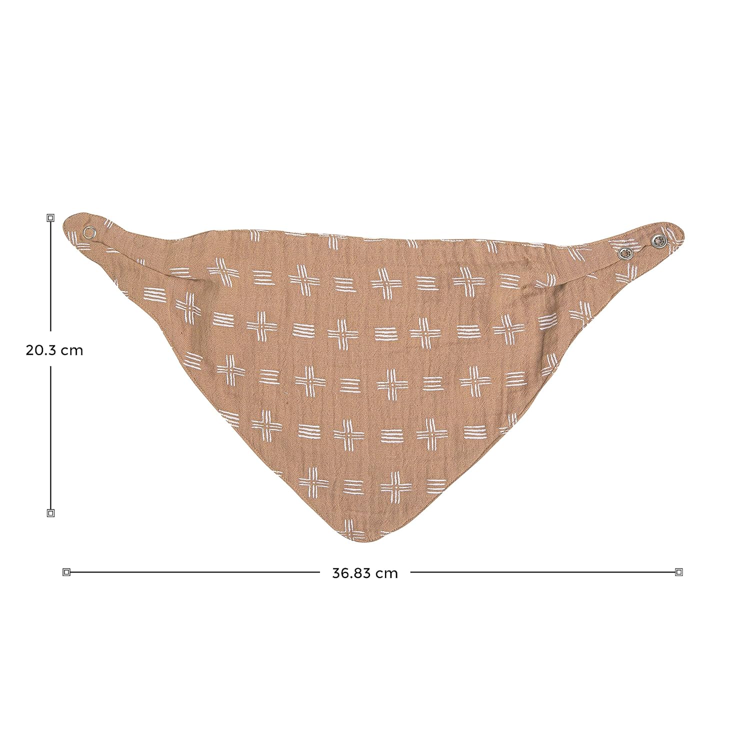 Crane Baby Soft Muslin Bandana Bibs for Boys & Girls, Safari Animal Baby Bibs, Adjustable Absorbent