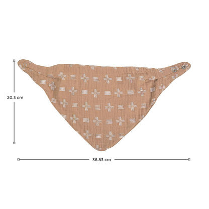 Crane Baby Soft Muslin Bandana Bibs for Boys & Girls, Safari Animal Baby Bibs, Adjustable Absorbent