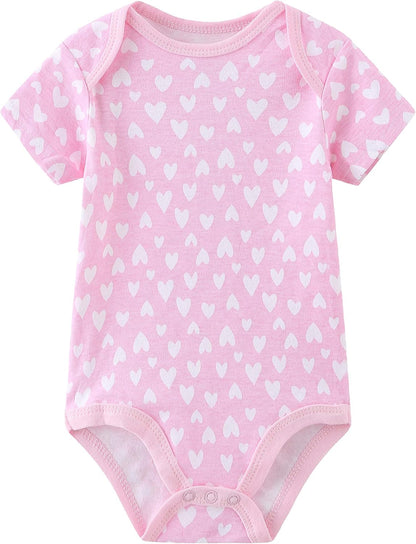 Baby Layette Set Baby Boys' 9-Piece Bodysuits Pants Set Toddler Girl Boy Unisex Baby Gift Sets