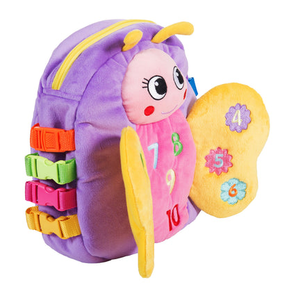 Buckle Toys, Blossom Butterfly Activity Backpack, Educational Learning
