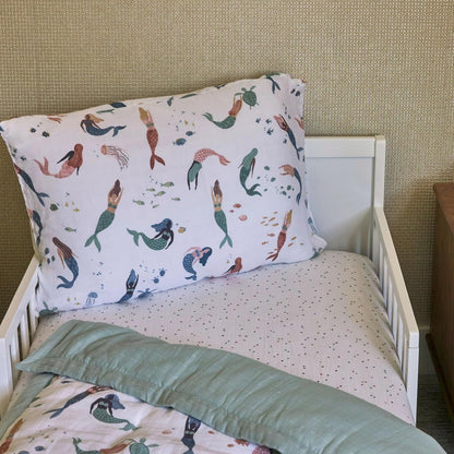 Little Unicorn Standard Pillowcase 2 Pack | Super Soft & Breathable Muslin Fabric | Snug Envelope