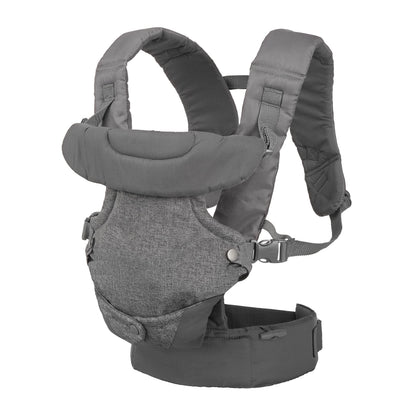 Infantino Flip 4-in-1 Baby Carrier Convertible Ergonomic, Gray