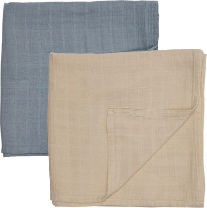 Swaddle - 100% Organic Cotton - Muslin Swaddle Blankets for Newborn, 47" x 47" 2-Pack