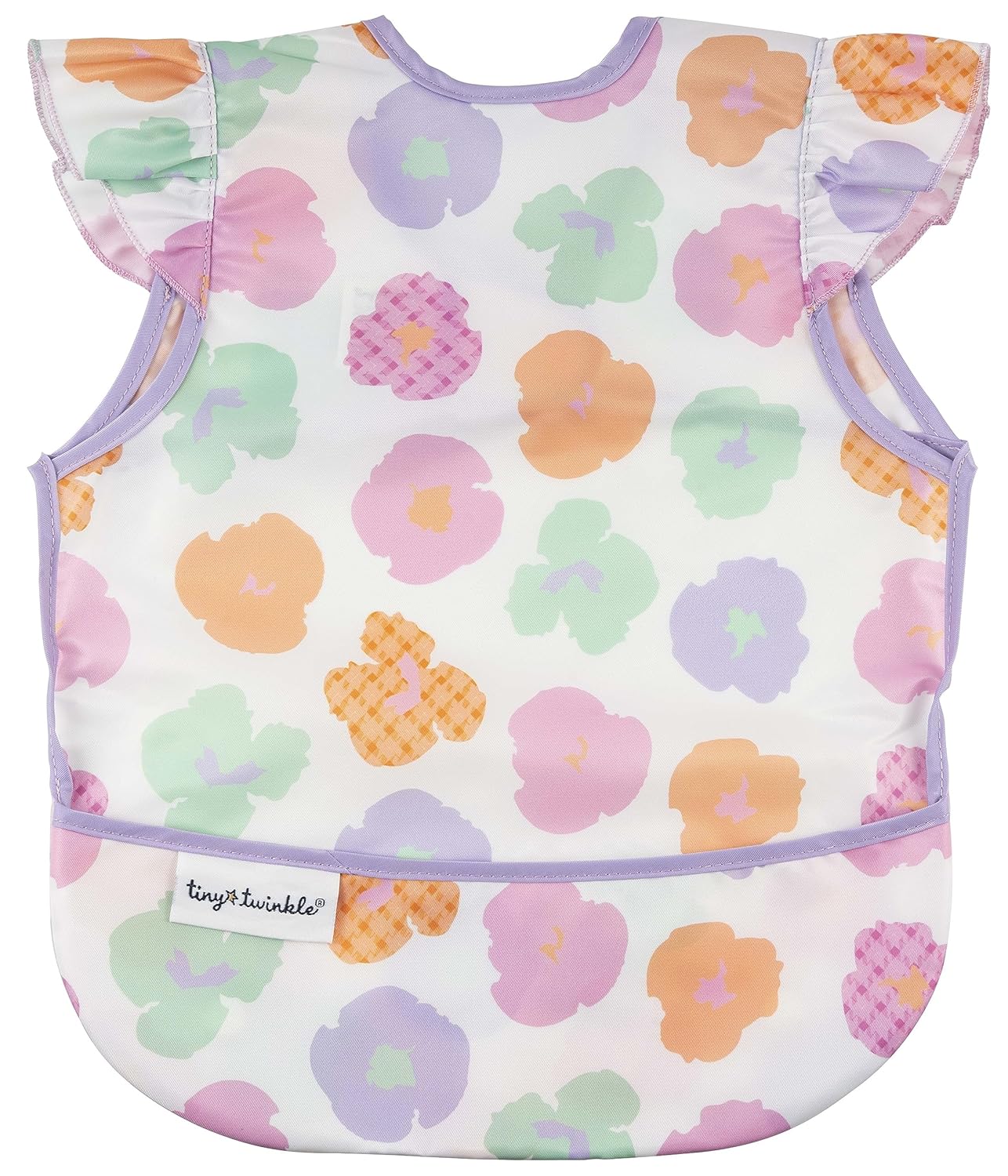 Tiny Twinkle Mess Proof Baby Bib - Waterproof & Lightweight Baby-Led Weaning Apron | 100% Recycled