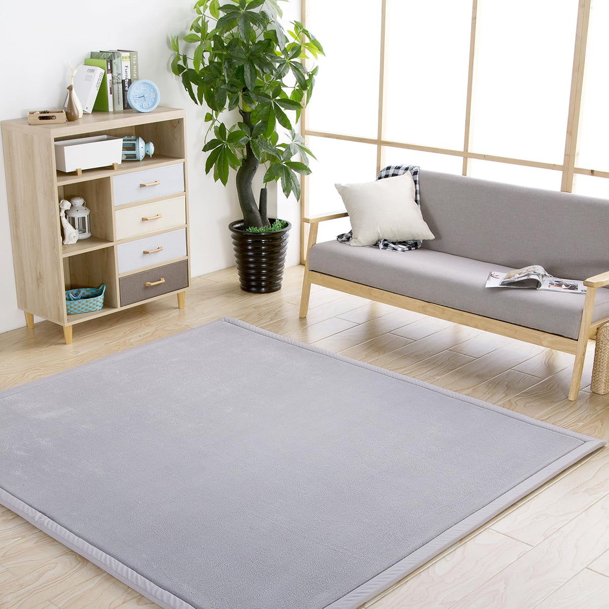 V-mix Baby Play Mat Nursey Decor Area Rug 1.18" Thick Hypebeast Rug Non Slip Rug Pads Large Area