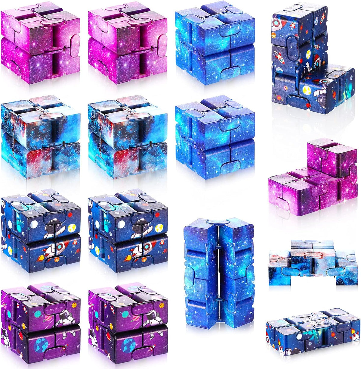 Galaxy Infinity Space Astronaut Infinity Toy Stress and Anxiety Relief Cool Hand Mini Kill Time