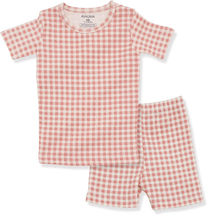 AVAUMA Baby Boys Girls Pajama Set 6M-7T Kids Cute Toddler Snug fit Pattern Design Pjs Cotton