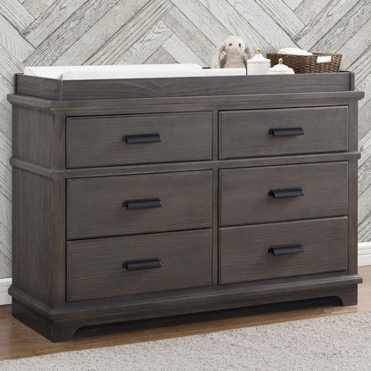 Delta Children Aerin Crib 6-Piece Baby Nursery Furniture Set–Includes: Convertible Crib, 6 Drawer