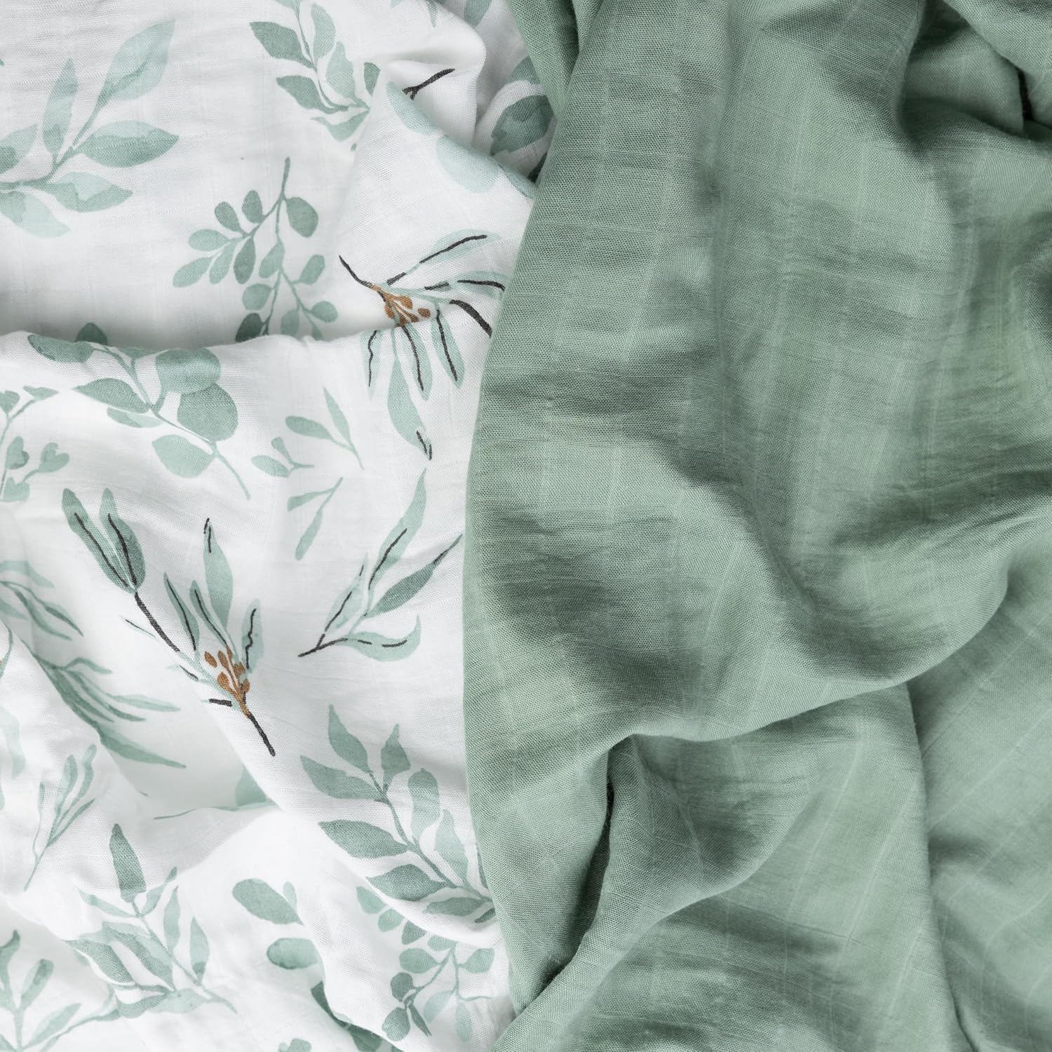 Organic Muslin Fitted Crib Sheet - Organic Crib Sheet for Standard Crib and Toddler Mattresses