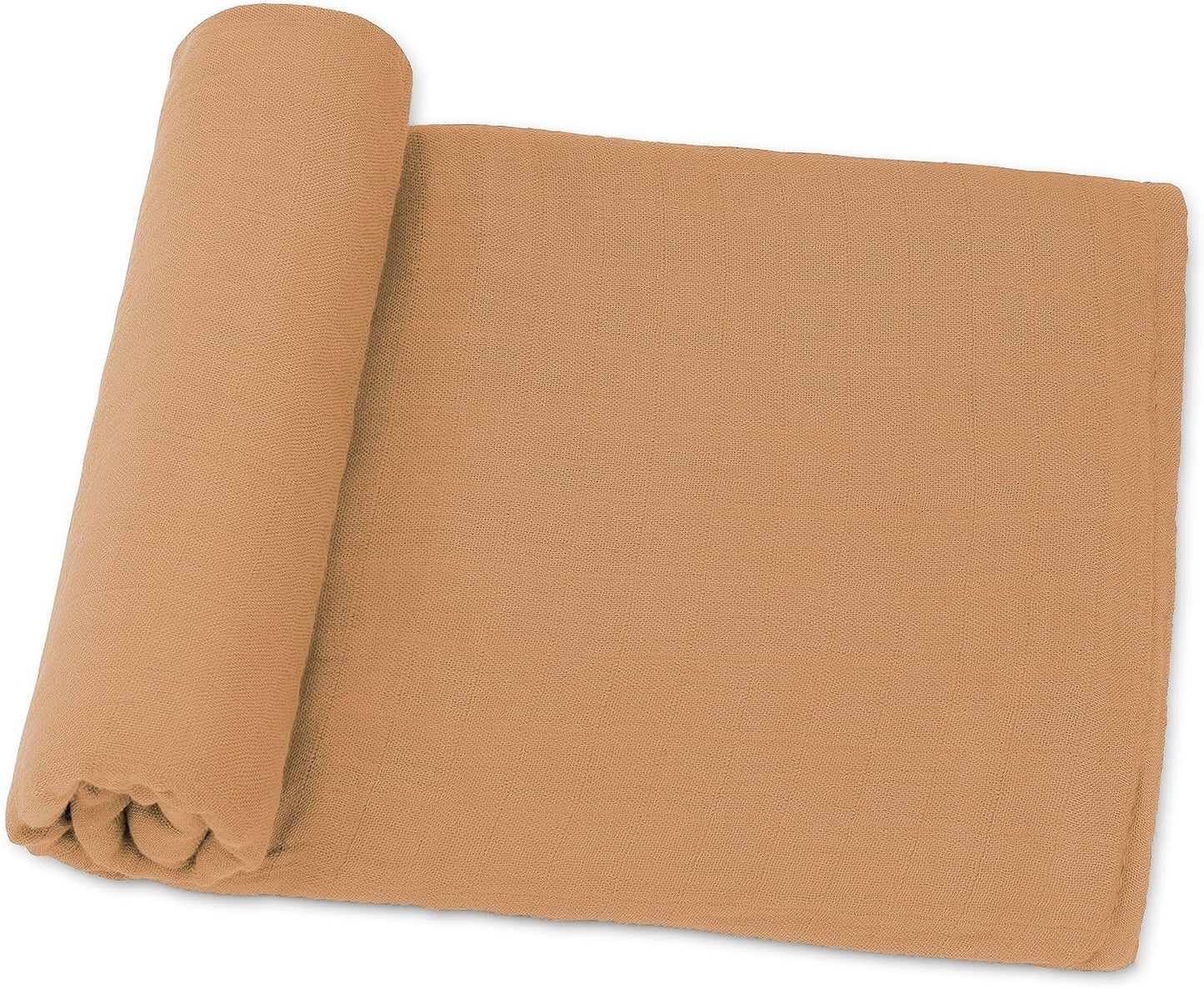 Comfy Cubs Muslin Swaddle Blankets Pack of 1 - 47 x 47 Inch Soft Cotton Baby Blanket Set, Large