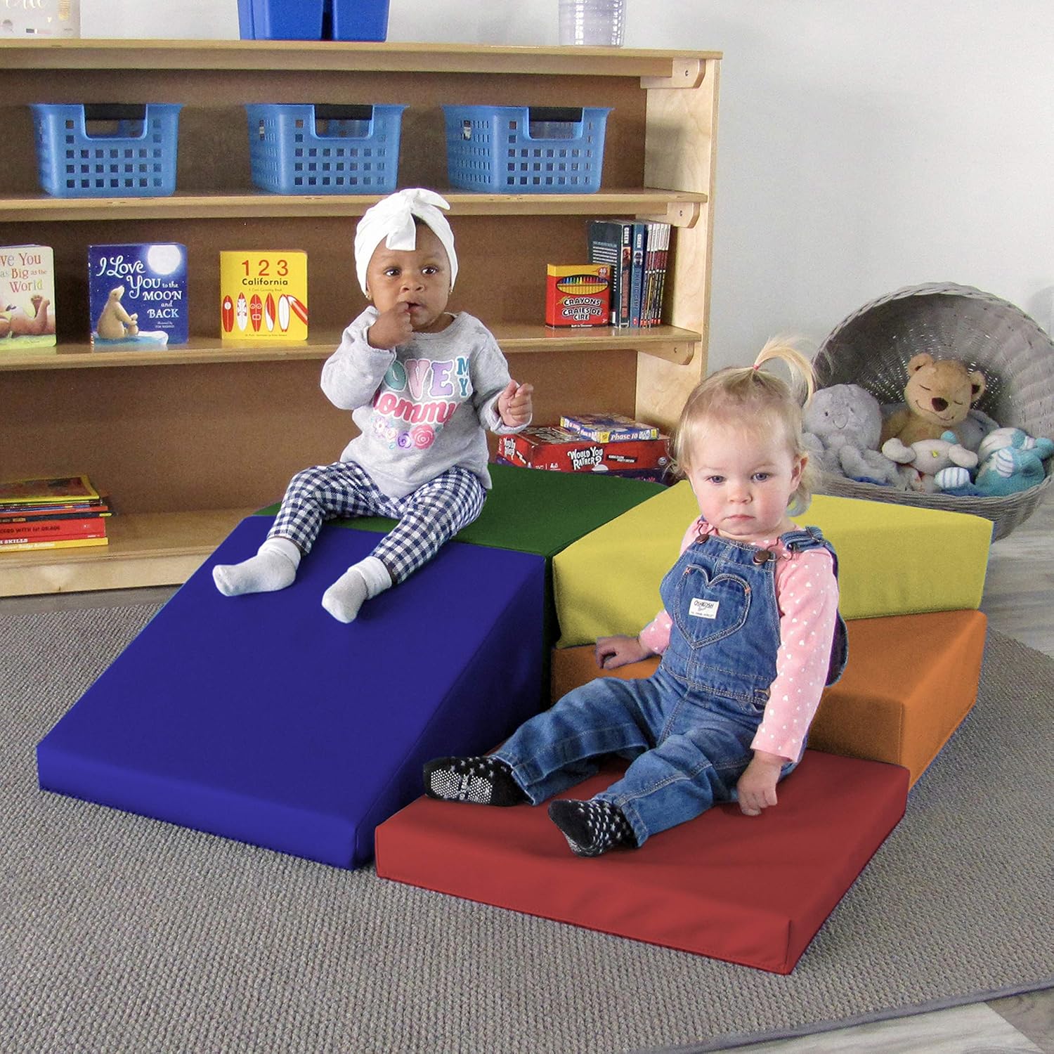 Factory Direct Partners 12366-AS SoftScape Playtime Corkscrew Climber for Infants and Toddlers