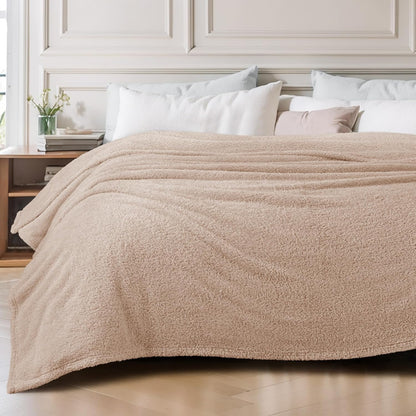 Exclusivo Mezcla Fleece Blanket for Couch, Soft and Cozy Twin Blankets for Women Men Girls Kids