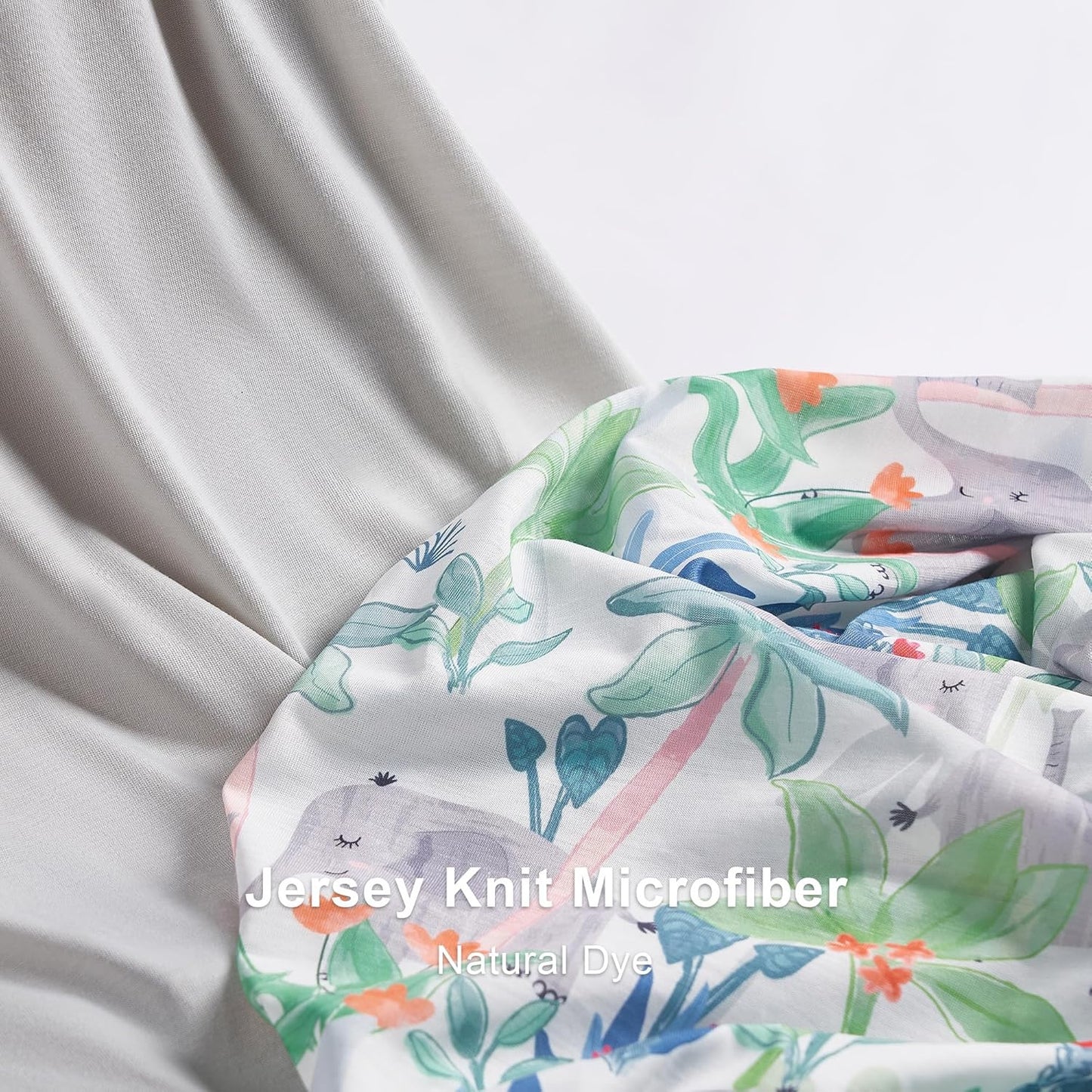 TILLYOU Baby Changing Pad Cover, Changing Table Cover for Girls Boys, Ultra Soft Breathable, 2 Pack