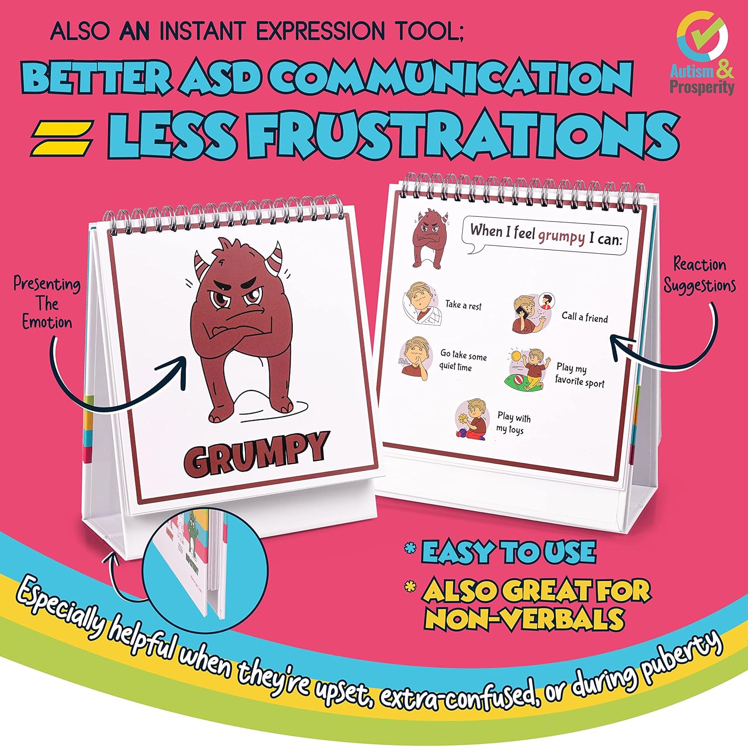 Kids Emotions & Social Life Skills Autistic Children Set ASD Child Boys Girl Teen Learning