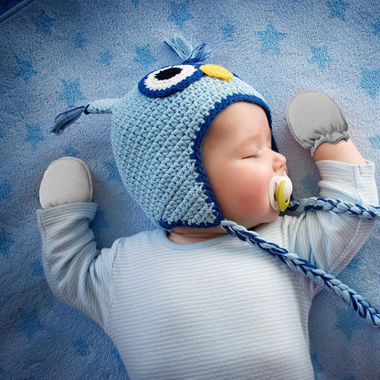 Syhood 6 Pairs Newborn Baby Mittens Cotton No Scratch Infant Gloves Mitten for Baby 0-6 Months Boys