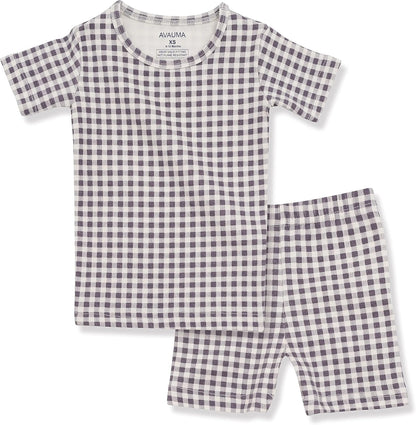 AVAUMA Baby Boys Girls Pajama Set 6M-7T Kids Cute Toddler Snug fit Pattern Design Pjs Cotton