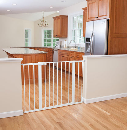 Safety 1st Extra Wide Baby Gate with Door: Premium Child Safety, Extra Tall Gate for Doorways, Dog