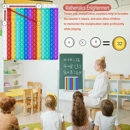 Math Games for Kids - Flash Cards for Kids - Pop it Practice with Addition, Subtraction