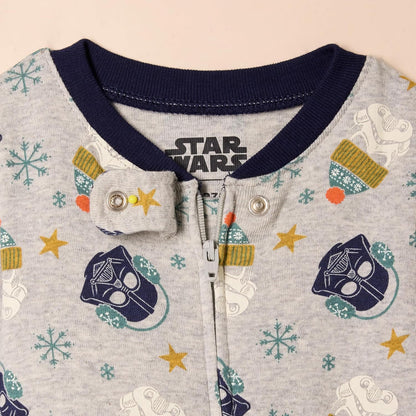 Amazon Essentials Disney | Marvel | Star Wars Unisex Babies' and Toddlers' Snug-Fit Cotton Footed