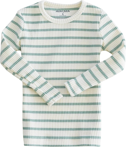AVAUMA Baby Boys Girls Pajama Set 6M-7T Kids Cute Toddler Snug fit Pjs Cotton Sleepwear