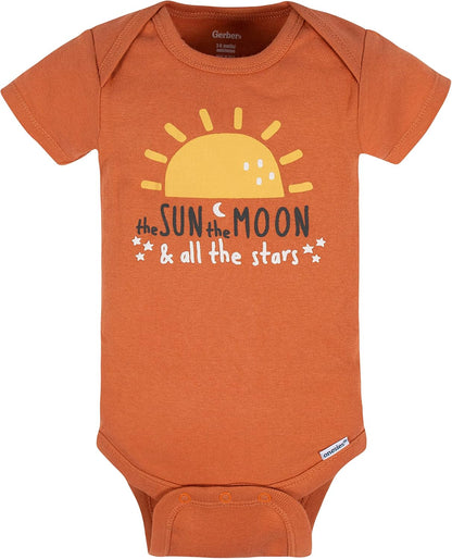 Gerber Baby 8-Pack Short Sleeve Onesie Bodysuits