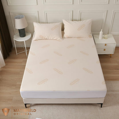 Waterproof Organic Mattress Protector Full - Organic Cotton Breathable Mattress Pad Cover - 200 GSM